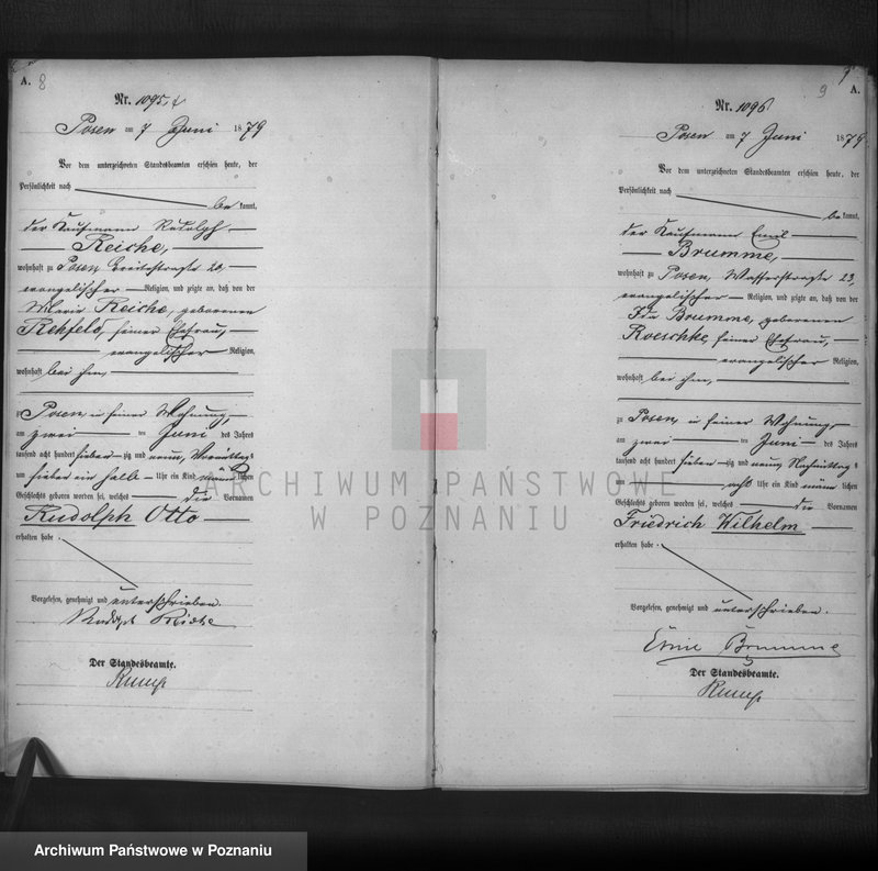 Obraz 6 z jednostki "Księga urodzeń t. III"