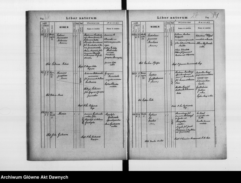 image.from.unit.number "Parafia: Lwów, parafia św. Andrzeja. Dekanat: Lwów. Księga metrykalna urodzeń, ślubów i zgonów dla całej parafii."