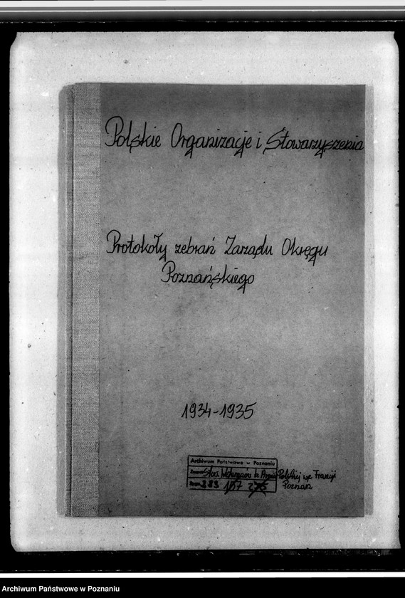 Obraz 4 z jednostki "Protokoły zebrań Zarządu Okręgu Poznańskiego"