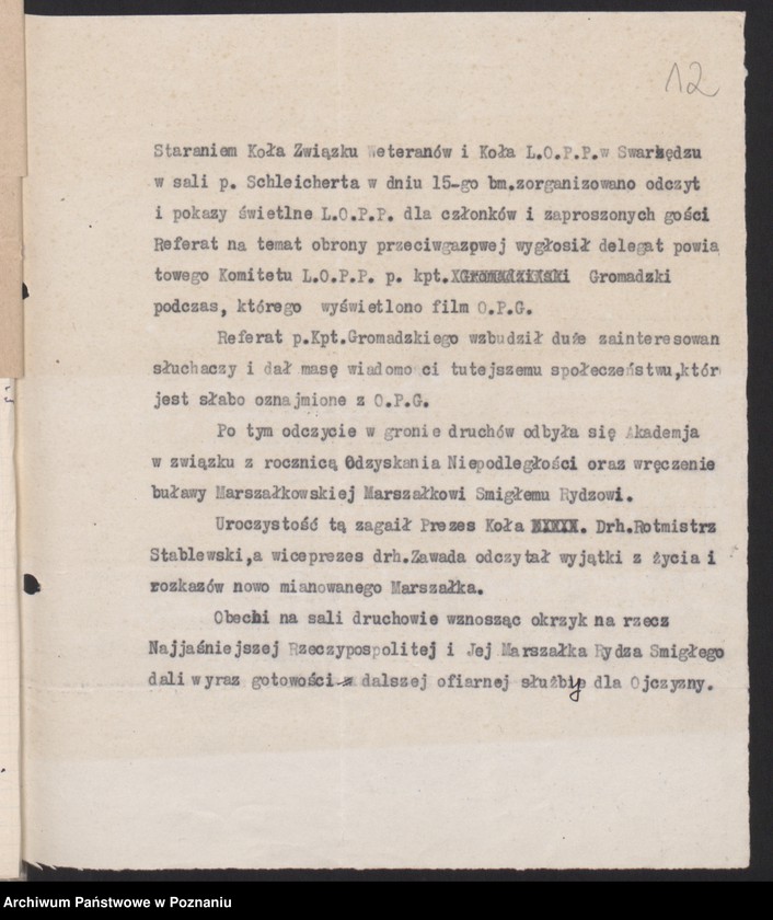 Obraz 18 z jednostki "Swarzędz, powiat Poznań - akta koła."