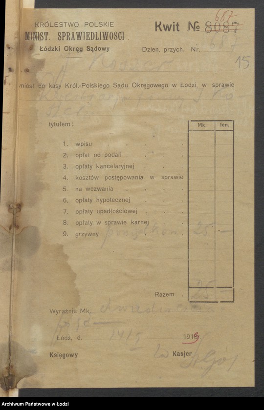 Obraz 17 z jednostki "Icek Koszer- Mojżesz vel Aron Neuman- sprzedaż gotowej garderoby"