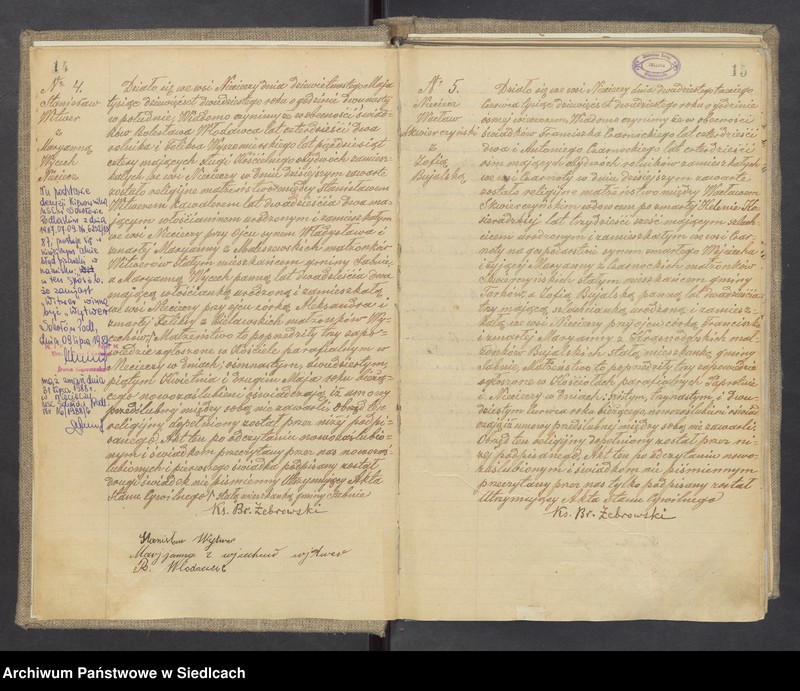 image.from.unit.number "Unikat aktów małżeństw Parafii Nieciecz od 1919 roku do 1937 roku do nr 29"