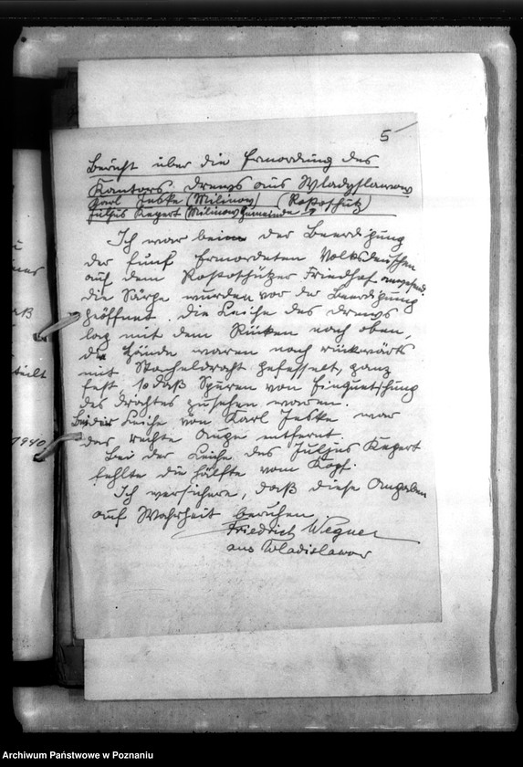 Obraz 9 z jednostki "Zweigstelle Litsmannstadt (Łódź). Berichte der Blutopfer"