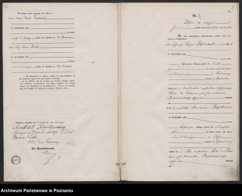 Obraz 4 z jednostki "Księga małżeństw"