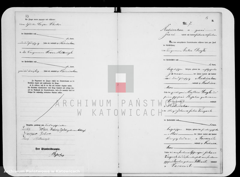 image.from.unit.number "Księga małżeństw za rok 1877 [nr 1-26]"