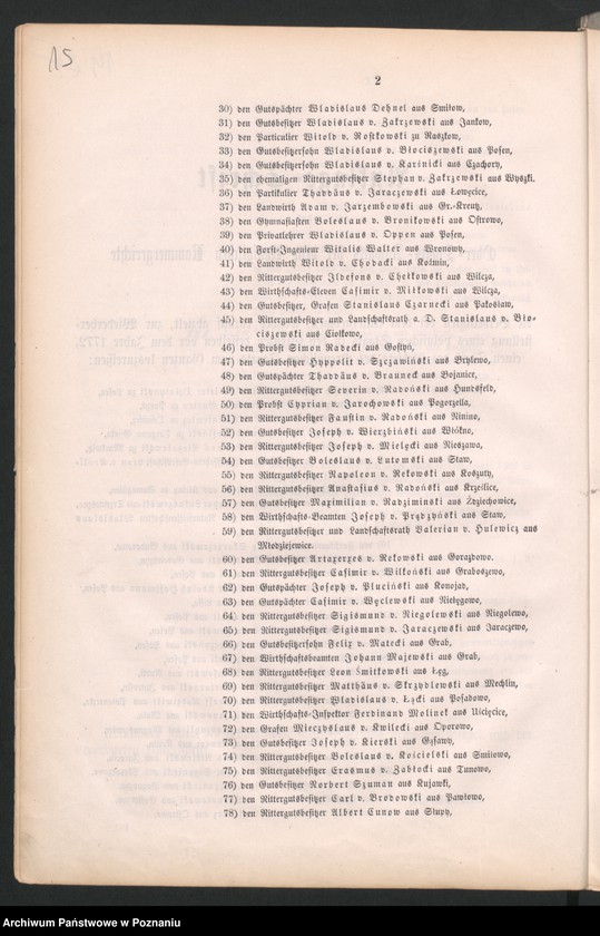 Obraz 19 z jednostki "Anklage - Schrift im Polenprozess 1864"