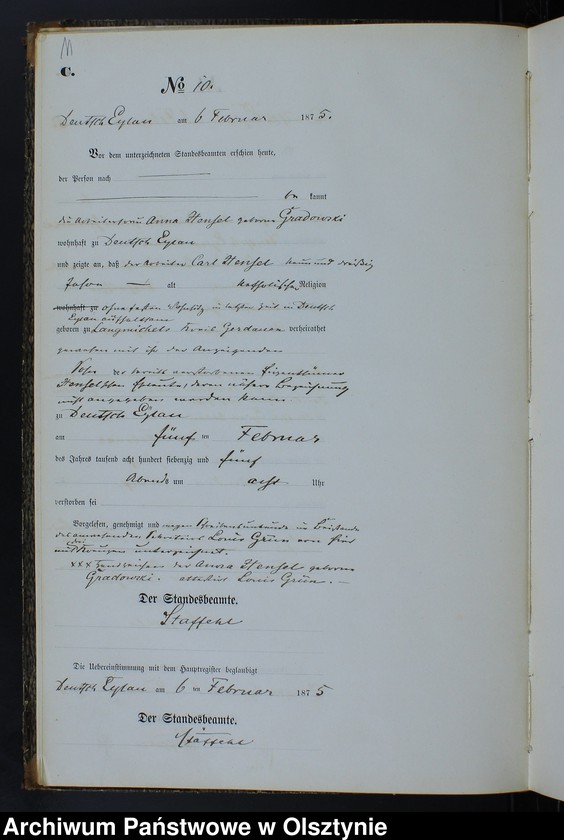 image.from.unit.number "Sterbe-Neben-Register Nr 1 - 126"
