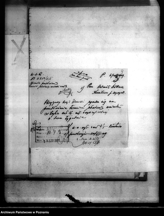 Obraz 15 z jednostki "Majątek Kosztowo powiatu wyrzyskiego wyłączenie z art. 4/5 ustawy o wykonaniu reformy rolnej Helmut Buettner"