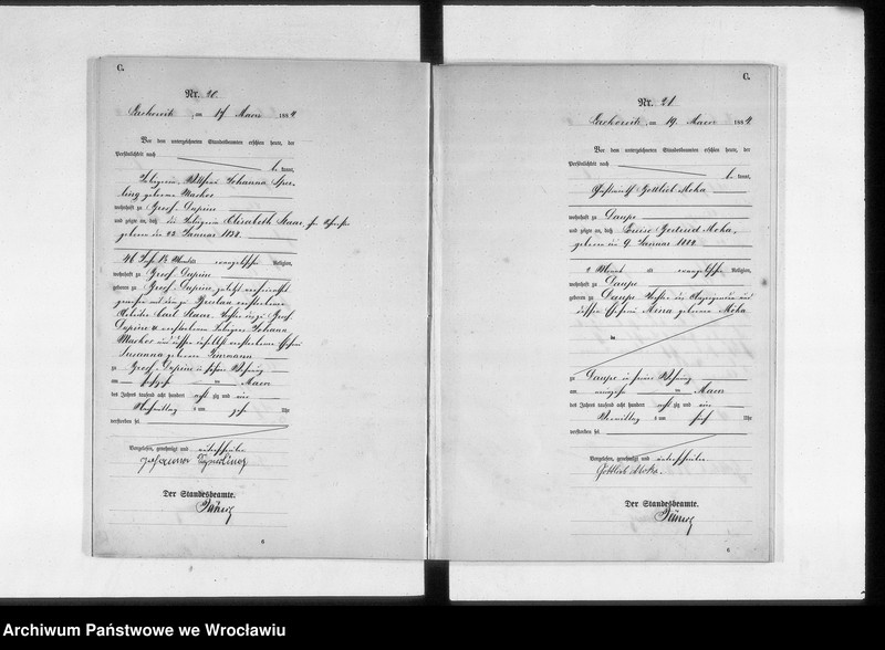 image.from.unit.number "Sterbehauptregister des Standesamtes Laskowitz 1884"