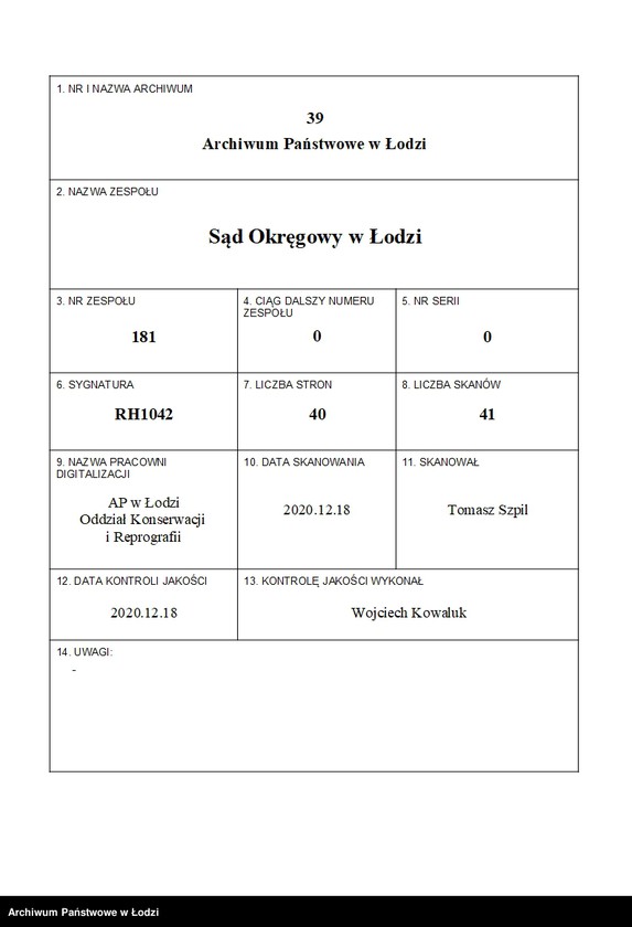 Obraz 1 z jednostki "„Józef Rabinowicz i s-ka” – wyrób i sprzedaż przędzy"