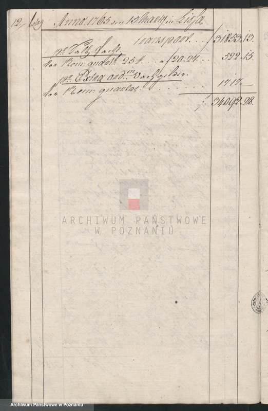 Obraz 14 z jednostki "Quartalrechnungen der Stadt Lissa; język niemiecki"