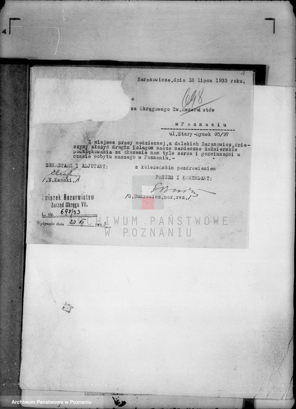 Obraz 5 z jednostki "/Różne sprawy stowarzyszeń/"