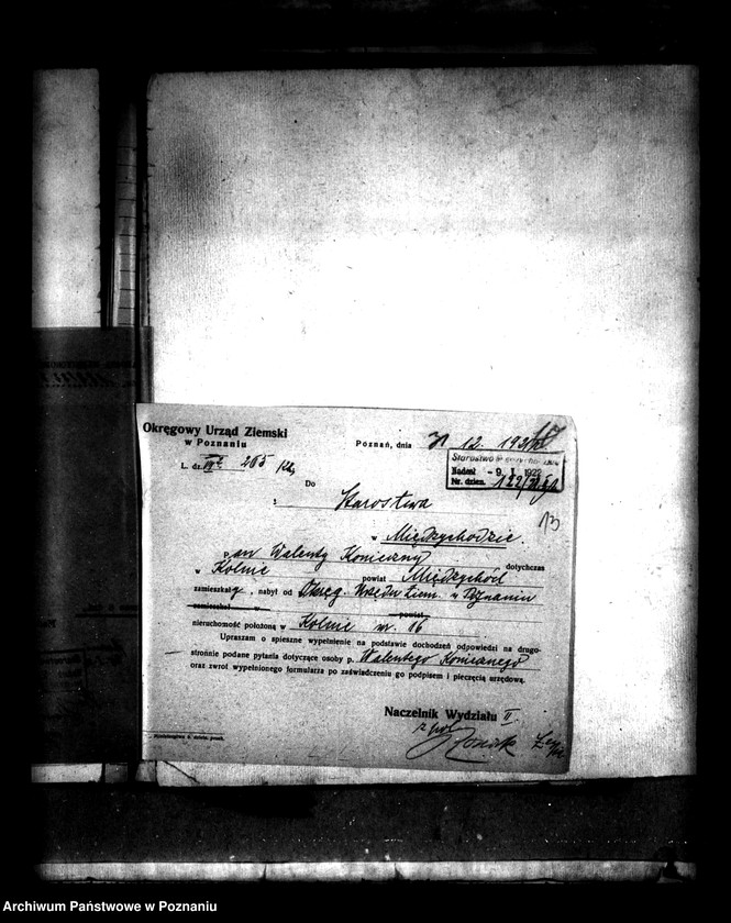 Obraz 18 z jednostki "Osada nr 16 w Kolnie powiatu międzychodzkiego Walenty Konieczny /osada parcelacyjna"