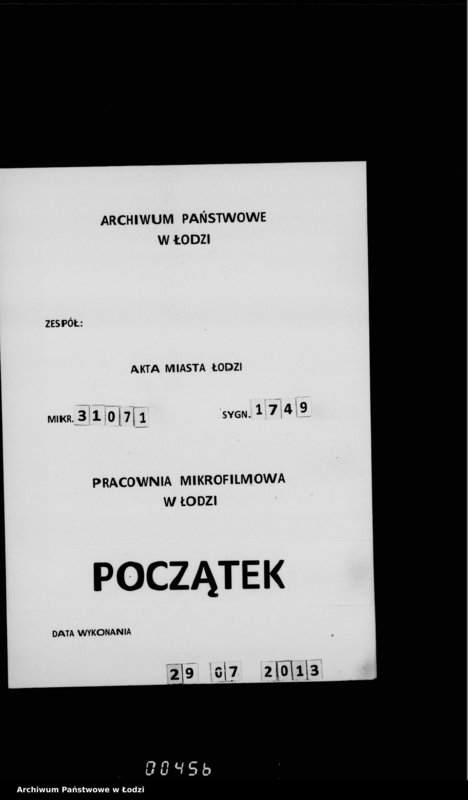 Obraz 1 z jednostki "Akta w przedmiocie urzędników i oficjalistów"