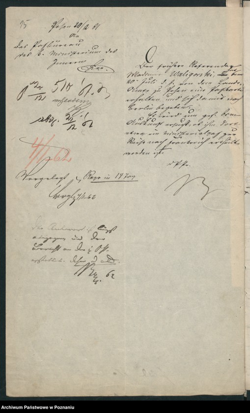 Obraz 18 z jednostki "A. betr. die Familie Waligorski Johann Miroslaus - Anastasius Wladimir"