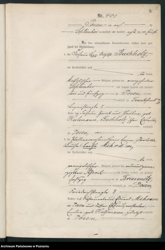 Obraz 6 z jednostki "Księga małżeństw t. III"