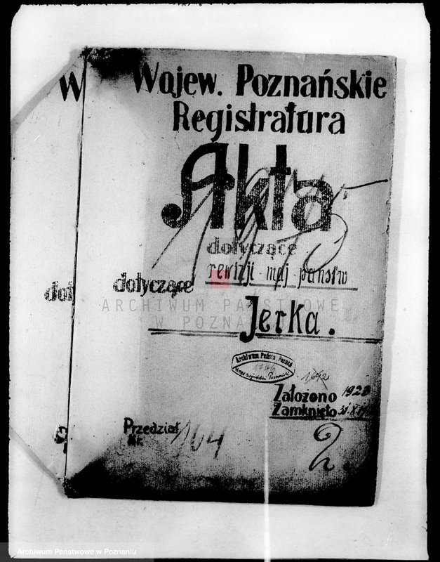 Obraz 4 z jednostki "Rewizje majątku państwowego Jerka"