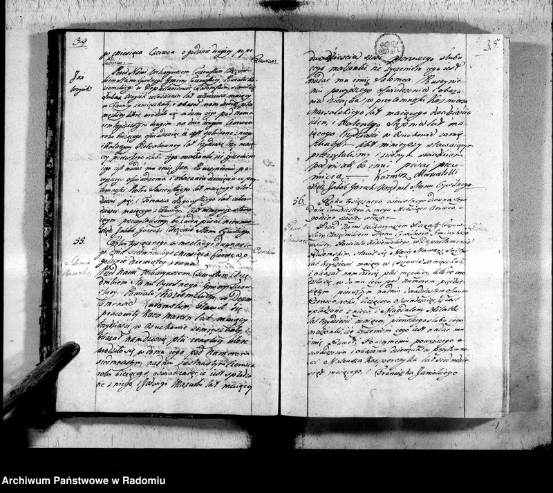 image.from.unit.number "Księga urzędnika stanu cywilnego gminy Tczowskiey do zapisania wszelkich aktów rok 1812"