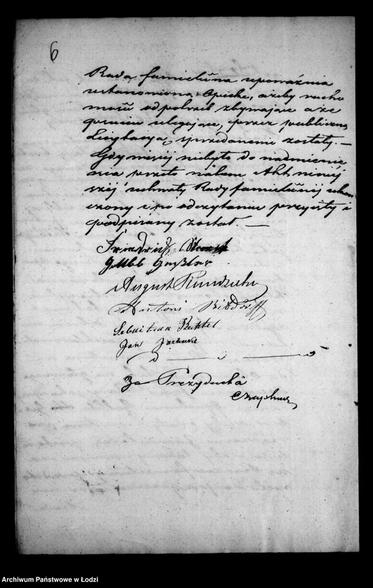Obraz 10 z jednostki "Akta tyczące się ustanowienia opieki nad nieletnimi po zmarłych Janie i Katarzynie małżonkach Sztark"