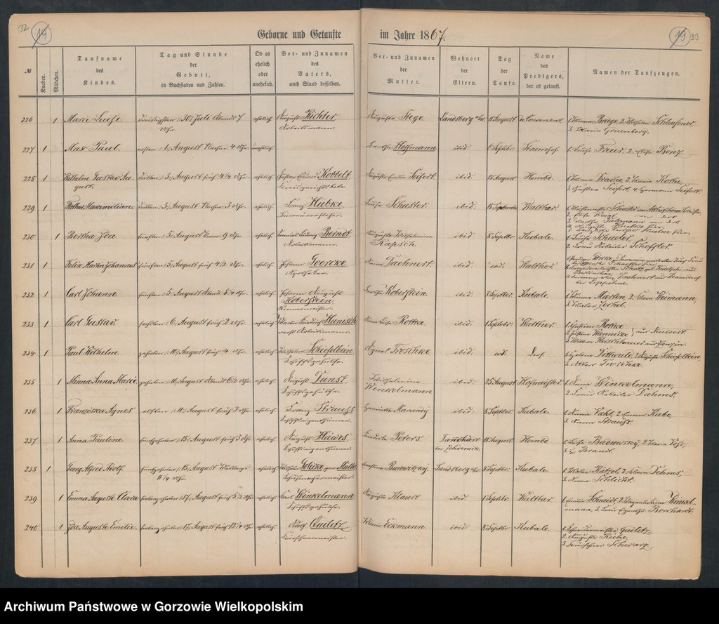 image.from.unit.number "Duplikate der Hauptkirche zu Landsberg an der Warthe (zawiera także księgę zgonów Konkordier Kirchen Gemeinde mit der reformirten und Militair Gemeinde z 1867 r.)"