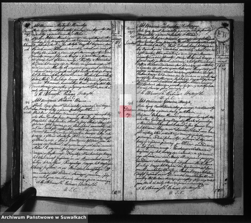 image.from.unit.number "Akta urodzonych gminy wiżańskiey obwodu seyneńskiego, w województwie augustowskim od dnia 1-go stycznia do dnia ostatniego grudnia 1821 roku"