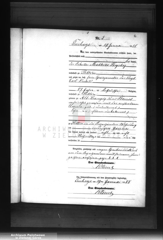 Obraz 6 z jednostki "Sterbe-Neben-Register"