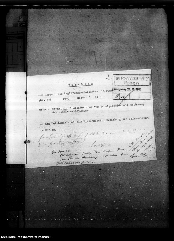 Obraz 6 z jednostki "Leel stehende Schulgebäude. Einsatz von Baracken"