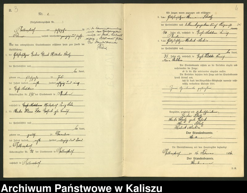 Obraz 4 z jednostki "[Księga małżeństw]"