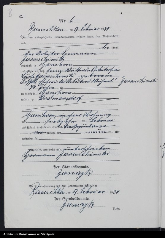 image.from.unit.number "Sterbe-Register /Neben-Register/ Nr 1 - 27"