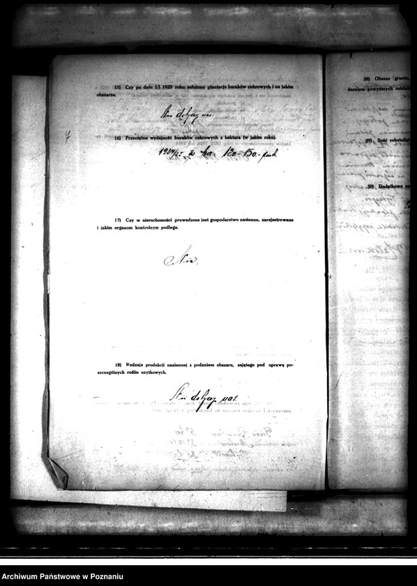 Obraz 15 z jednostki "Majątek Bralin powiatu kępińskiego wyłączenie z art. 4 i 5 ustawy o przeprowadzeniu reformy rolnej Gustaw Biron von Curland"