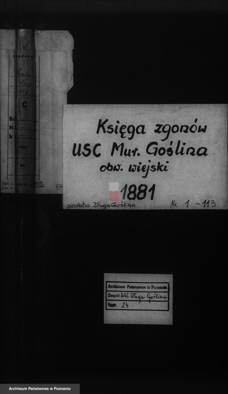 Obraz 1 z jednostki "Księga zgonów"
