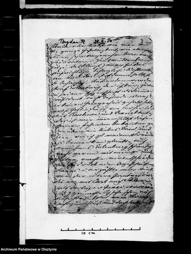image.from.unit.number "/Fragmente von Briefen von Bogdan, Heinrich u. Der Adelheid Gfen Reichenbach geb. Gfin Schlippenbach, mit Beschriebung ihres Todes, der Adelheid geb. Gerlach- Rohrbeck u. der Marie Gfin Reichenbach geb. v. Holzenbeker an Anna Gfin Lehndorf geb. Hahn u. a. /"