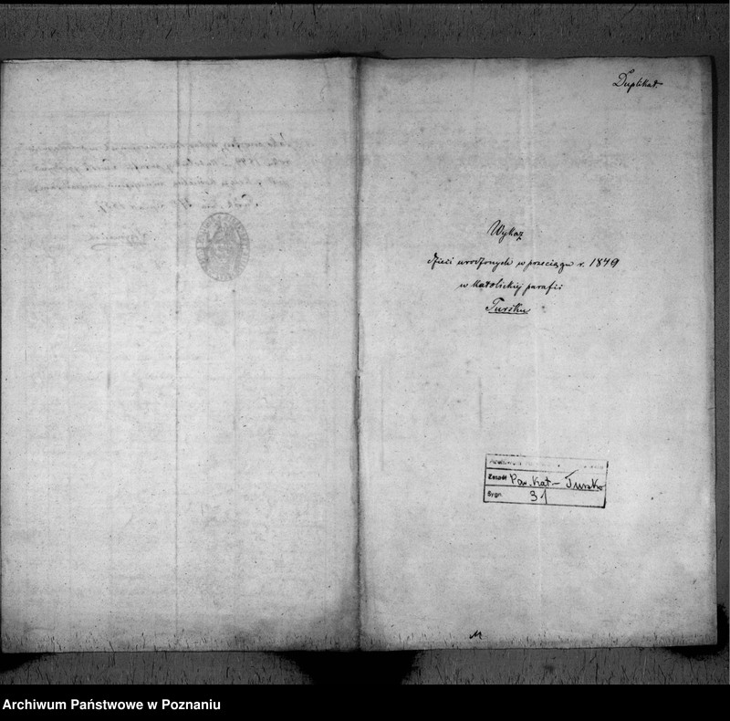 image.from.team "Akta stanu cywilnego Parafii Rzymskokatolickiej Tursko (pow. pleszewski)"