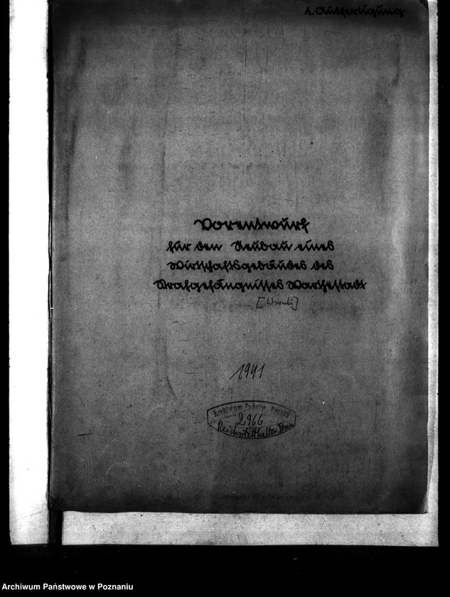 Obraz 4 z jednostki "Verentwurf für den Neubau eines Wirtschaftsgebäudes des Strafgefängnisses Warthestadt (Wronki)"