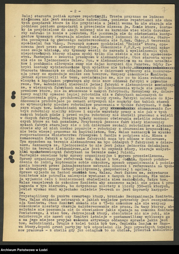Obraz 8 z jednostki "[Plenum - protokoły i sprawozdania z posiedzeń]"