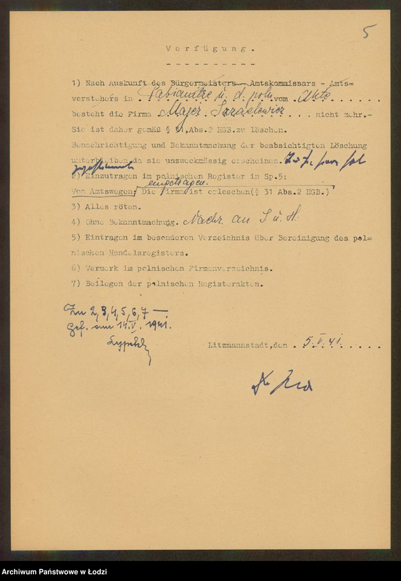 Obraz 7 z jednostki "Majer Izraelowicz- sklep rzeźniczy"