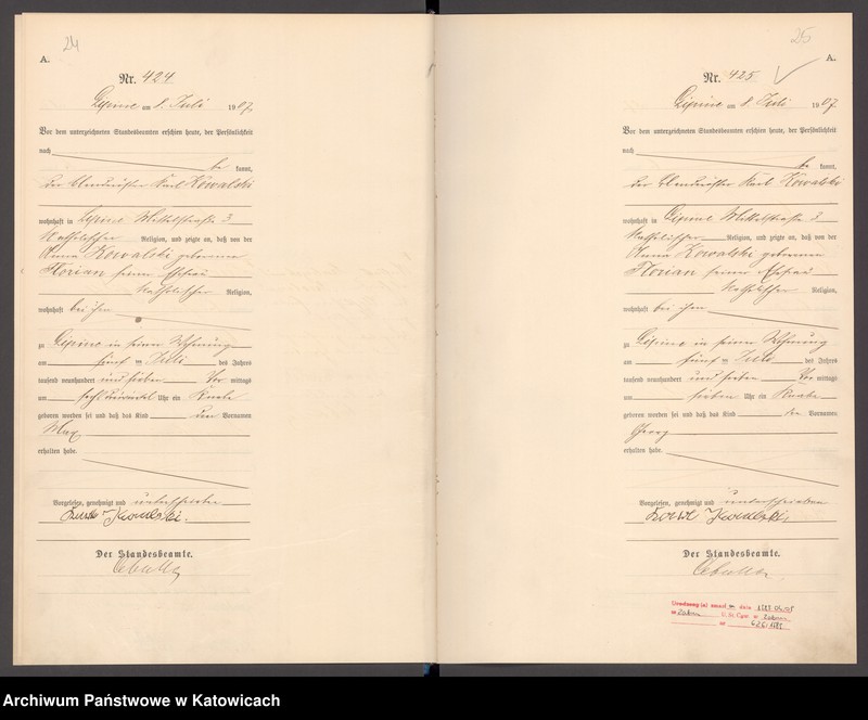 image.from.unit.number "Księga urodzeń T. II nr 401-788"