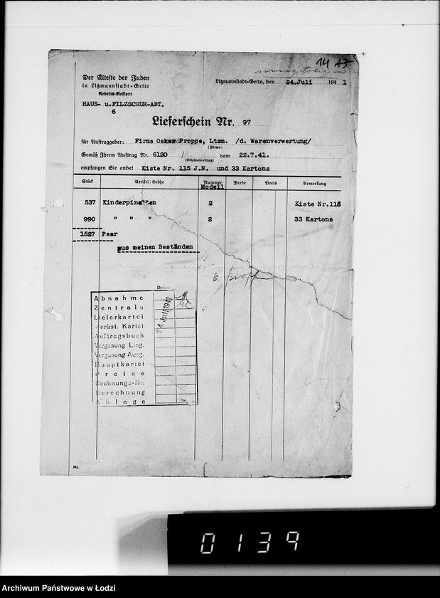 Obraz 18 z jednostki "J.Berg, O.Proppe L