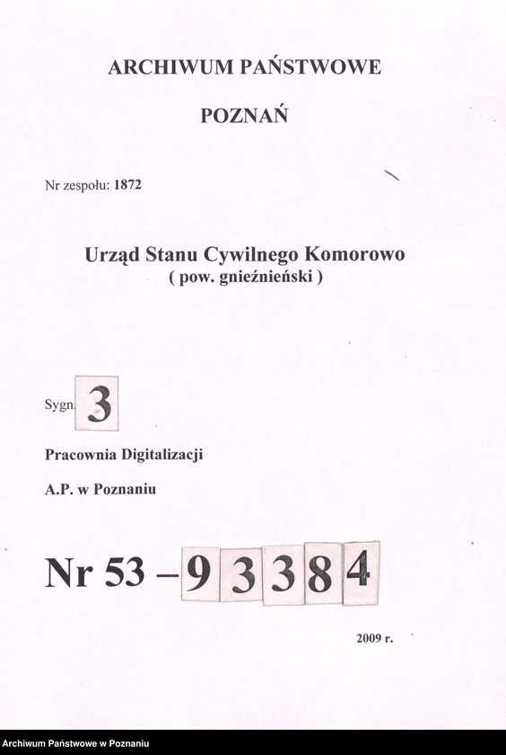 Obraz 1 z jednostki "Księga zgonów"