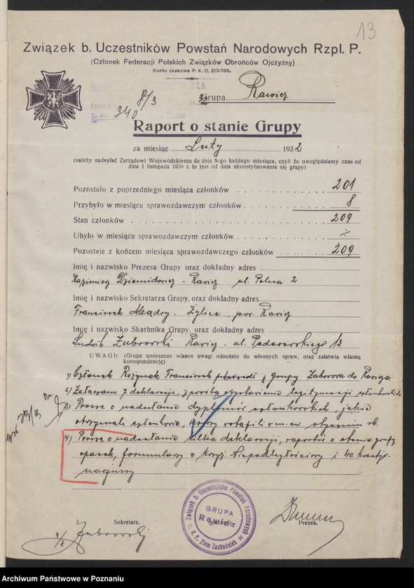 Obraz 18 z jednostki "Rawicz, akta koła."