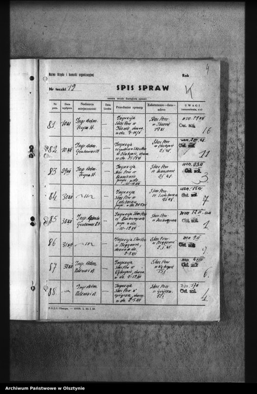 image.from.unit.number "Protokoły i zarządzenia polustracyjne insp. Zespoł"