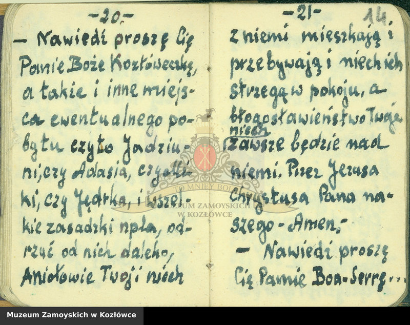Obraz 5 z kolekcji "Modlitewnik z Dachau Aleksandra Zamoyskiego111"