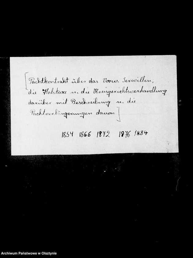 image.from.unit.number "/Pachtkontrakte über das Vorwerk Serwillen, die Übergabe u. Bescheribung der Gebäude, die Pachtverlängerungen u. das Projekt zum Neubau einer Scheune/"
