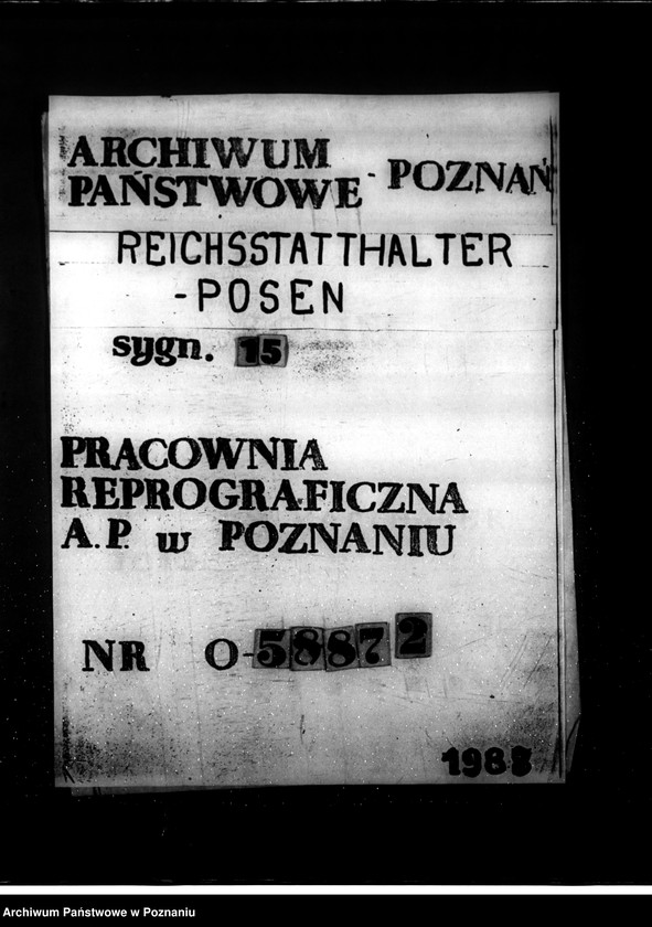 Obraz 1 z jednostki "Nominacje i objęcia kierowniczych stanowisk w urzędzie Reichsstatthaltera"