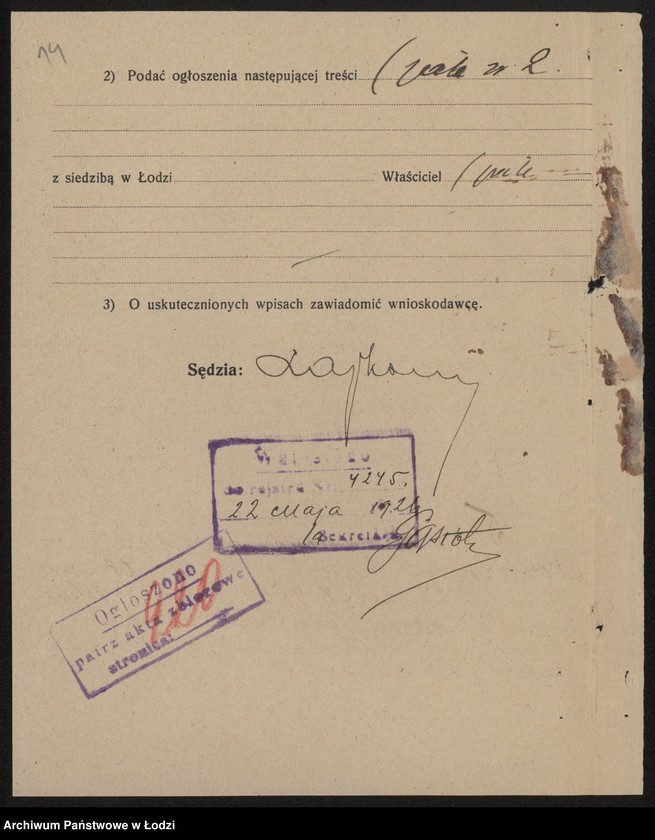 Obraz 16 z jednostki "Ignacy Lipszyc – sprzedaż towarów wełnianych"