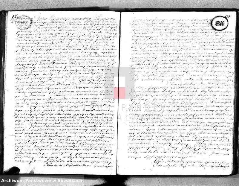 Obraz 9 z jednostki "Akta małżeństwa gminy wigierskiey od 1-go stycznia 1817 do dnia ostatniego grudnia tegoż roku 1817"