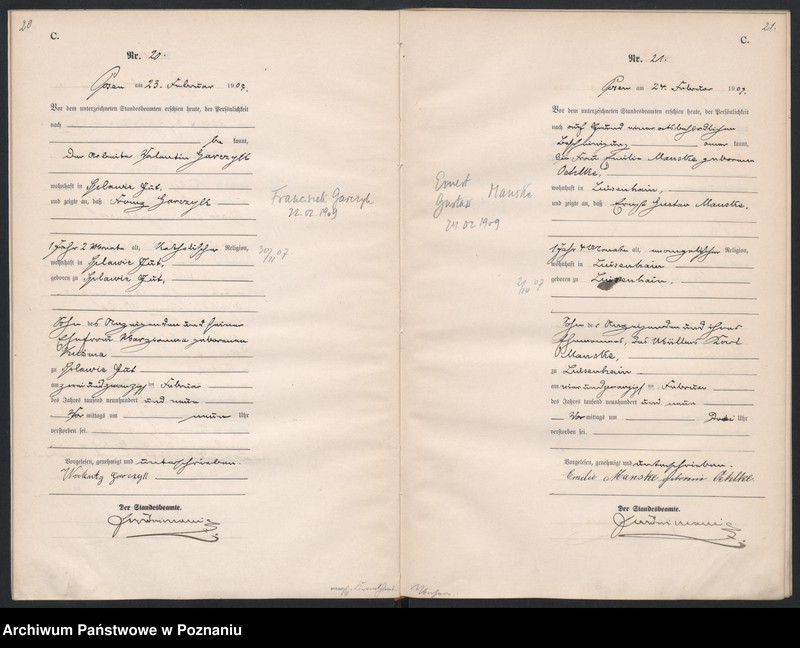 Obraz 13 z jednostki "Księga miejscowa zgonów [Rejestr główny zgonów]"