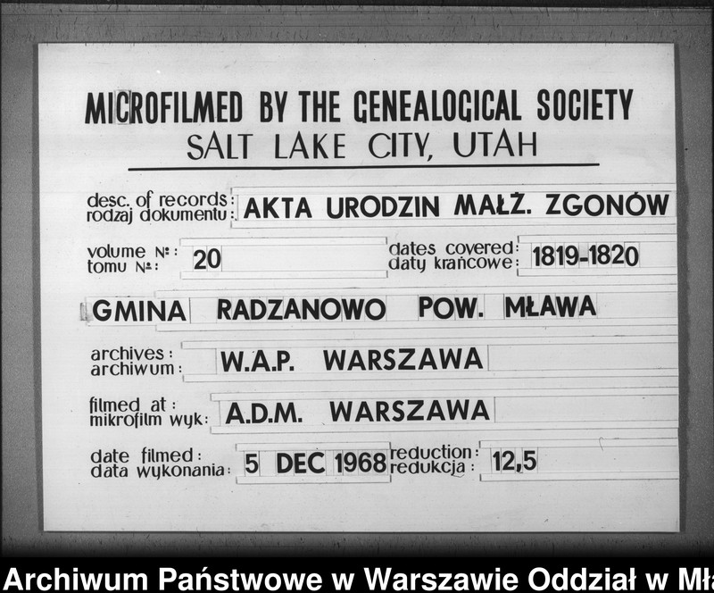 image.from.unit.number "Akta urodzin, małżeństw i zgonów"