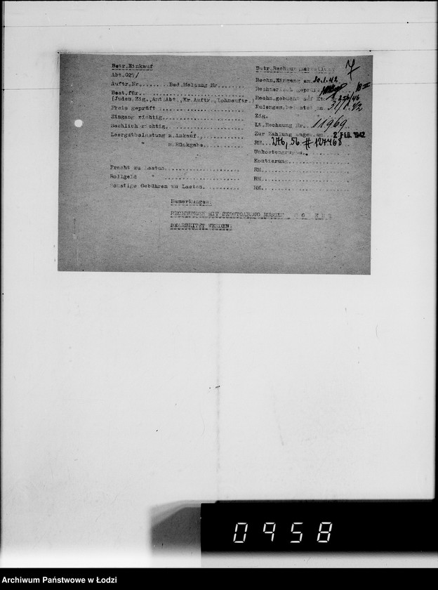 Obraz 12 z jednostki "T. [rachunki za dostawy towarów dla Getta]"