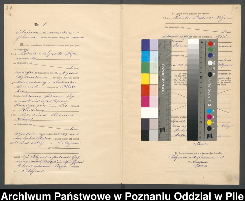 Obraz 3 z jednostki "Księga małżeństw"